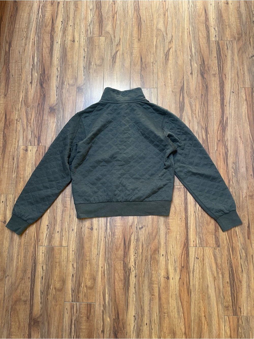 Marmot Galen Quarter Snap Quilted Funnel Neck Wool Blend Pullover Size S - Picture 5 of 16